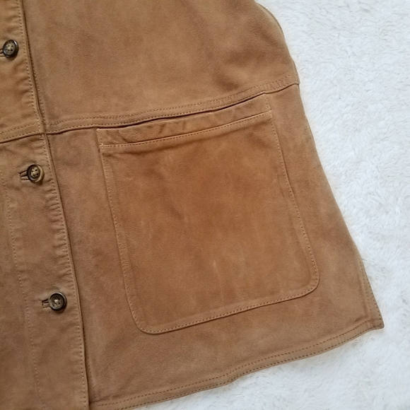 Free People We The Free Suede Shacket - Picture 6 of 11